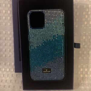Swarovski Teal Crystal Ombre case for iPhone 11. New in box.